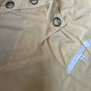 HOOKLESS Curtain w/Snap Liner